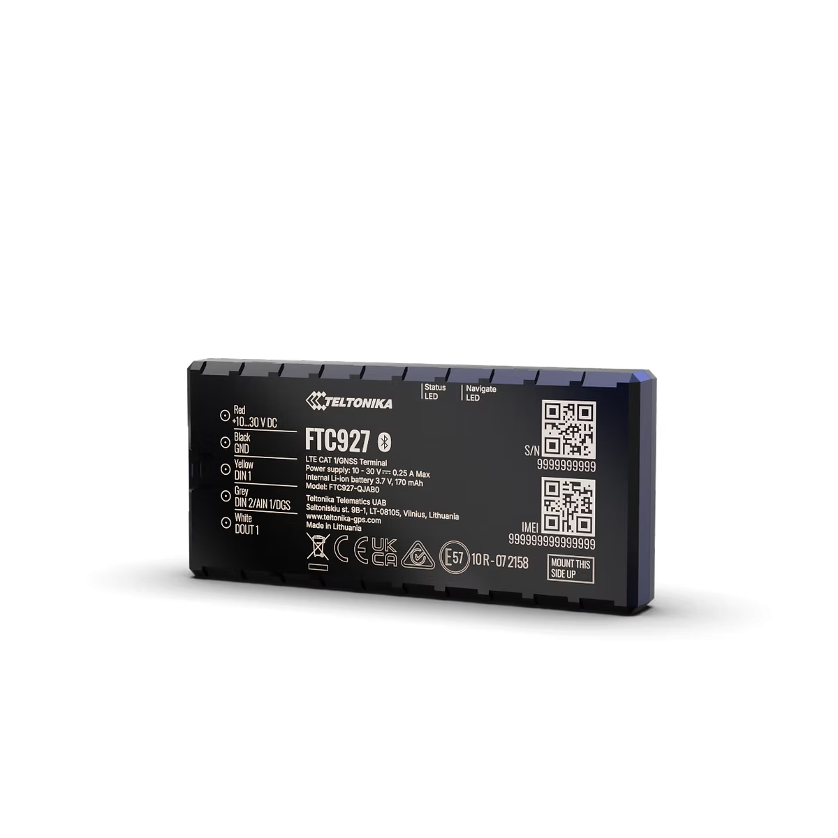 Prix ​​de la balise GPS 4G Teltonika FTC927– Traceur de véhicule professionnel de la série FT