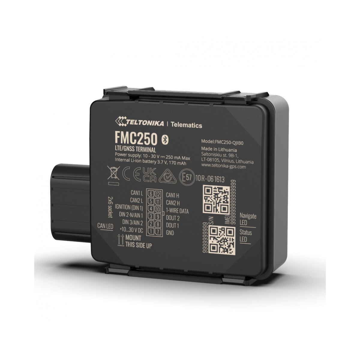 TELTONIKA FMC250 PRICE CAN 4G Traceur GPS Teltonika FMC250 4G Cat 1 + CAN intégré | TELTONE-STORE
